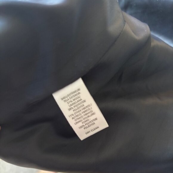 LOFT Wool Speckled Blazer in navy - Picture 7 of 7